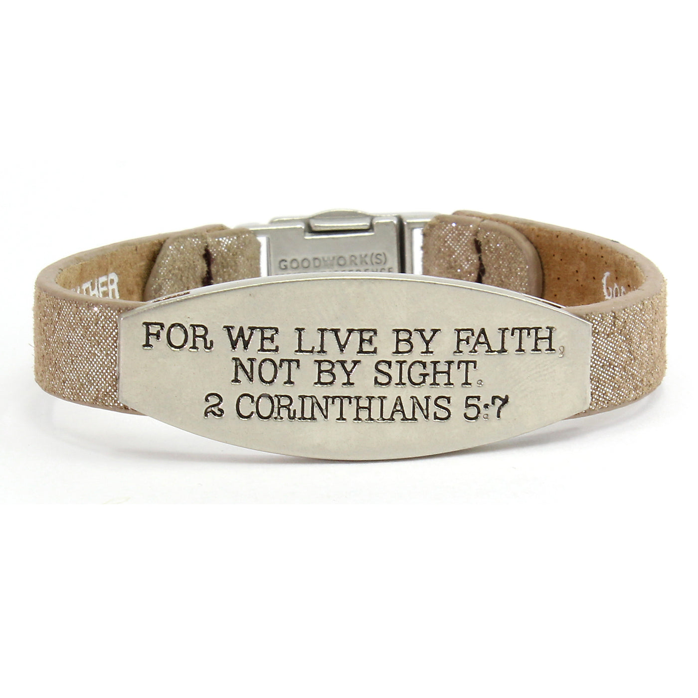 Peace Bible Verse Singles Starlite Bracelet-Good Work(s) Make A Difference® | Christian and Inspirational Jewelry Company in Vernon, California