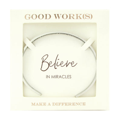 Believe in Miracles Blessing Bands-Good Work(s) Make A Difference® | Christian and Inspirational Jewelry Company in Vernon, California