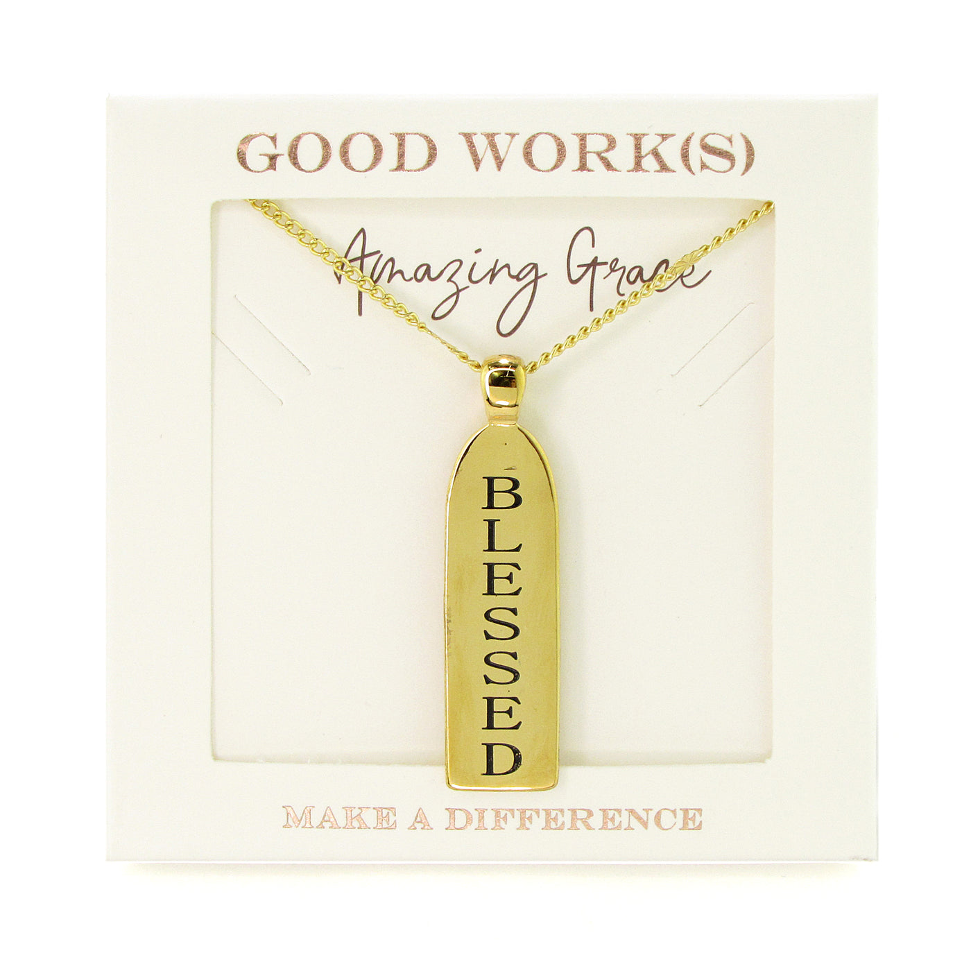 Oath Necklace-Good Work(s) Make A Difference® | Christian and Inspirational Jewelry Company in Vernon, California