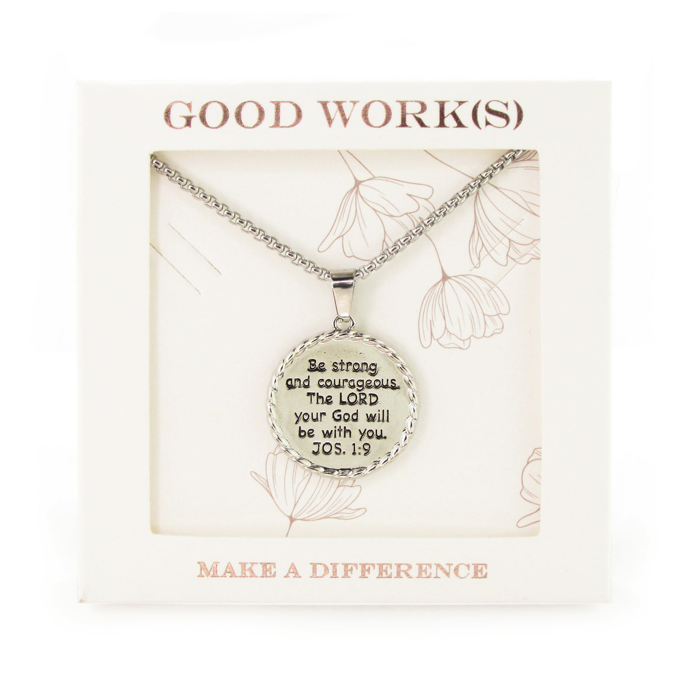 Joshua Necklace-Good Work(s) Make A Difference® | Christian and Inspirational Jewelry Company in Vernon, California