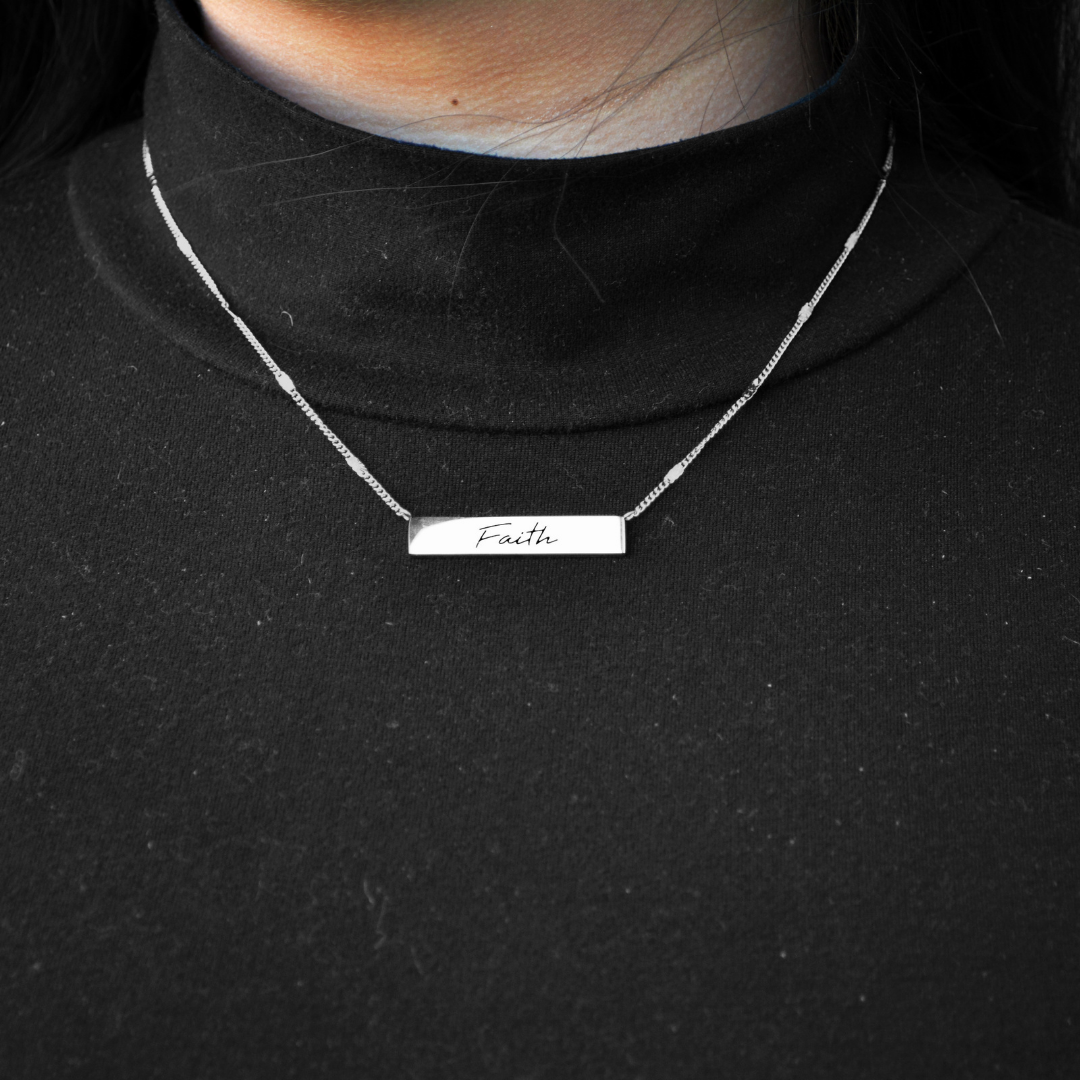 Have Faith Necklace-Good Work(s) Make A Difference® | Christian and Inspirational Jewelry Company in Vernon, California