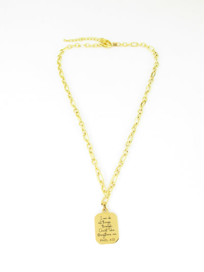 Keep the Faith Necklace-Good Work(s) Make A Difference® | Christian and Inspirational Jewelry Company in Vernon, California