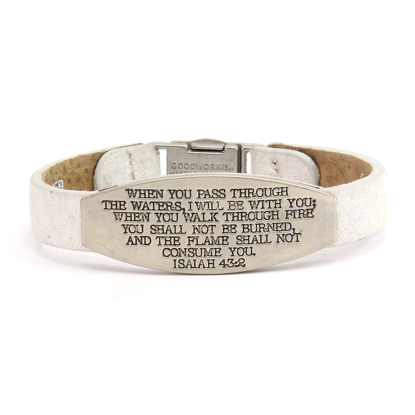 Peace Bible Verse Singles Starlite Bracelet-Good Work(s) Make A Difference® | Christian and Inspirational Jewelry Company in Vernon, California