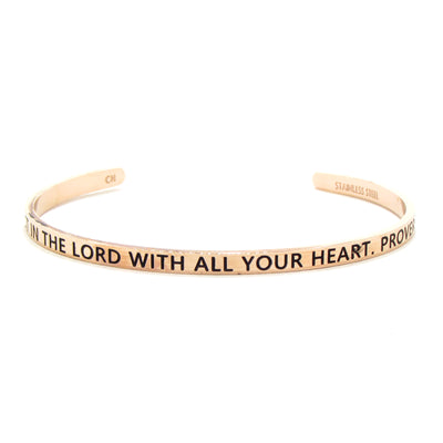 Proverbs 3:5 Blessing Bands-Good Work(s) Make A Difference® | Christian and Inspirational Jewelry Company in Vernon, California