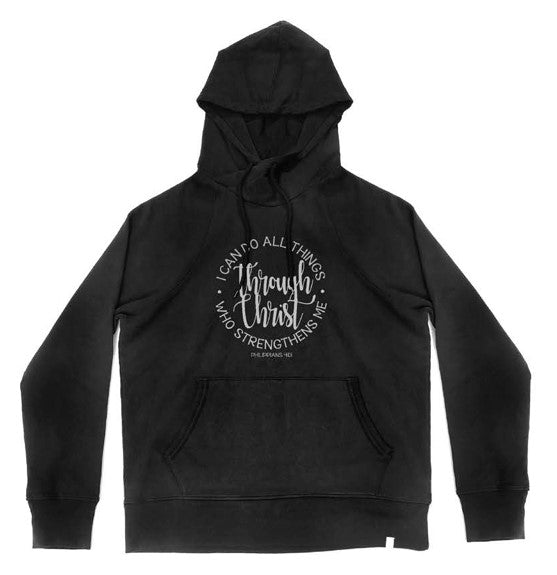 Philippians 4:13 Bible Verse Pullover Hoodie-Good Work(s) Make A Difference® | Christian and Inspirational Jewelry Company in Vernon, California
