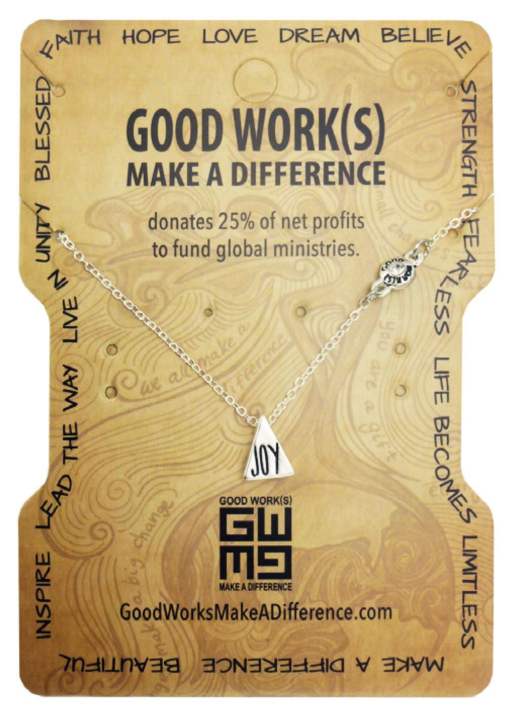 Bless Someone Necklace-Good Work(s) Make A Difference® | Christian and Inspirational Jewelry Company in Vernon, California