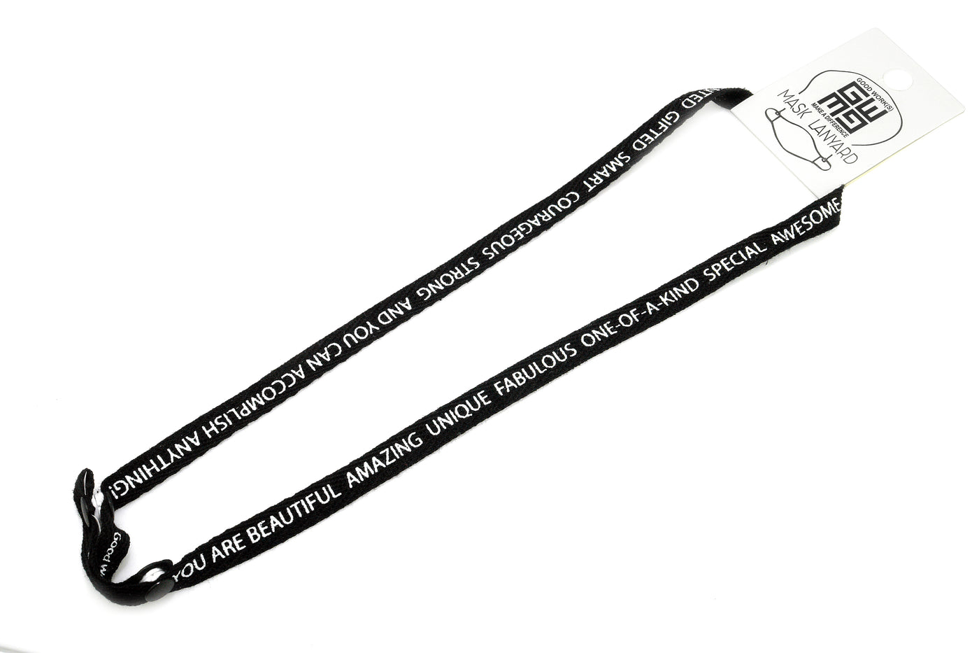 You Are Beautiful Face Mask Lanyard-Good Work(s) Make A Difference® | Christian and Inspirational Jewelry Company in Vernon, California
