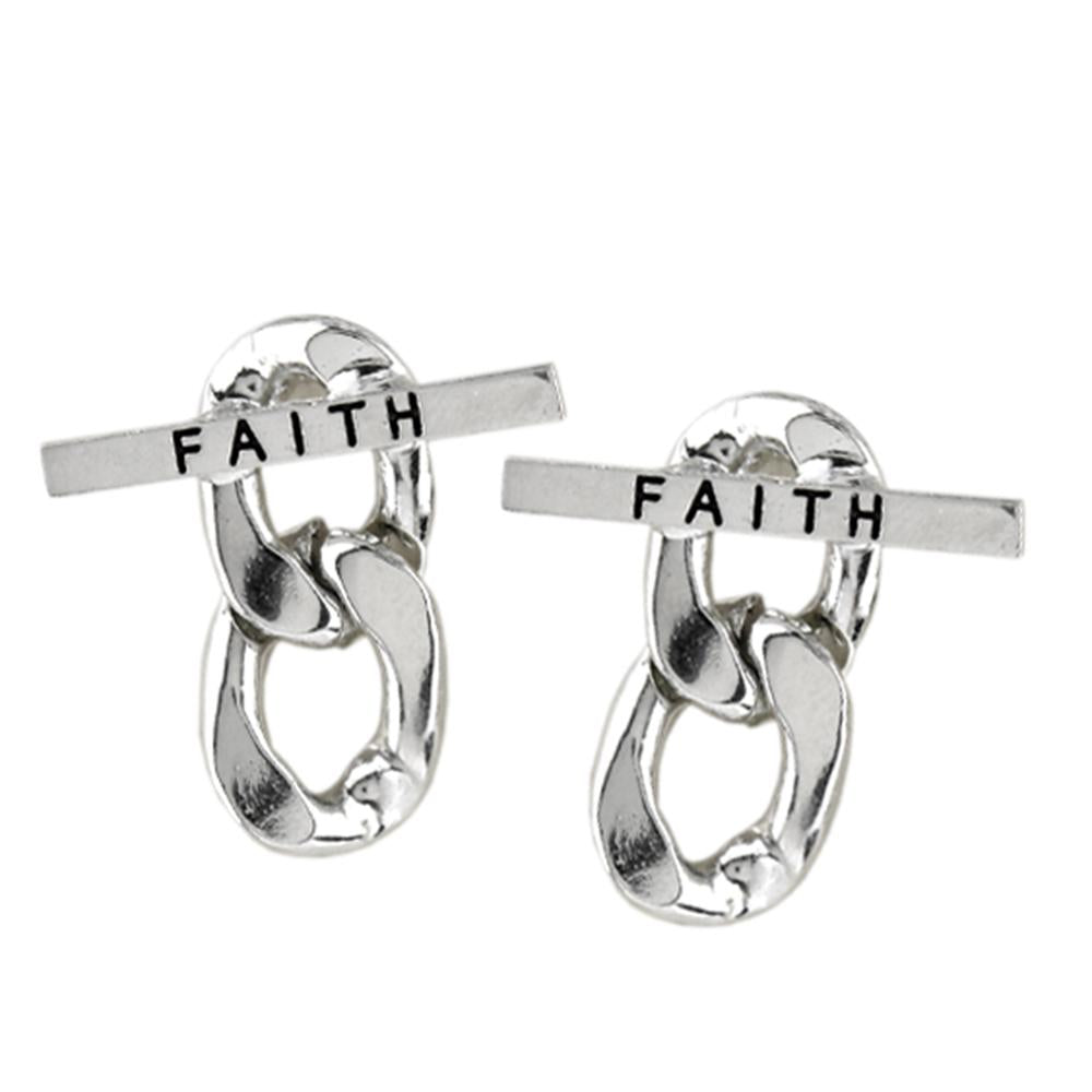Faithful Earrings-Good Work(s) Make A Difference® | Christian and Inspirational Jewelry Company in Vernon, California