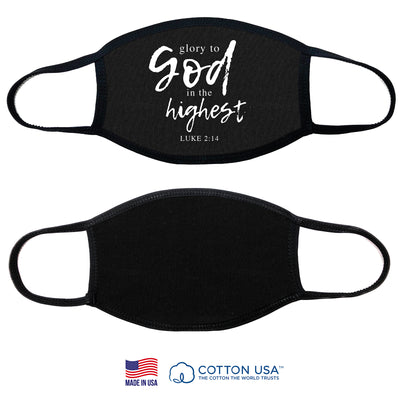 Luke 2:14 Face Mask-Good Work(s) Make A Difference® | Christian and Inspirational Jewelry Company in Vernon, California
