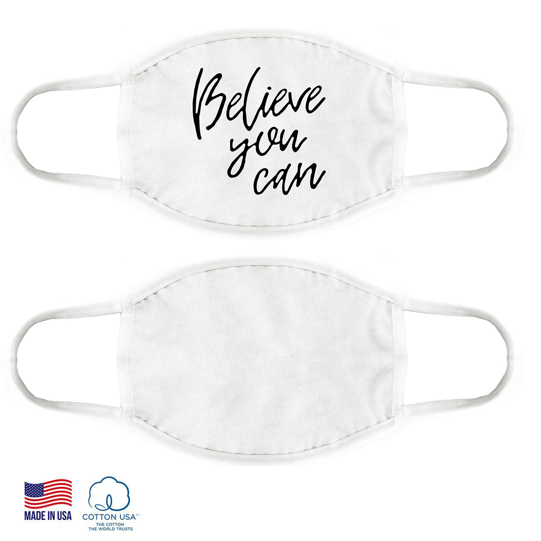 Believe You Can Face Mask-Good Work(s) Make A Difference® | Christian and Inspirational Jewelry Company in Vernon, California