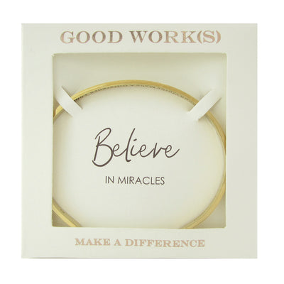 Believe in Miracles Blessing Bands-Good Work(s) Make A Difference® | Christian and Inspirational Jewelry Company in Vernon, California
