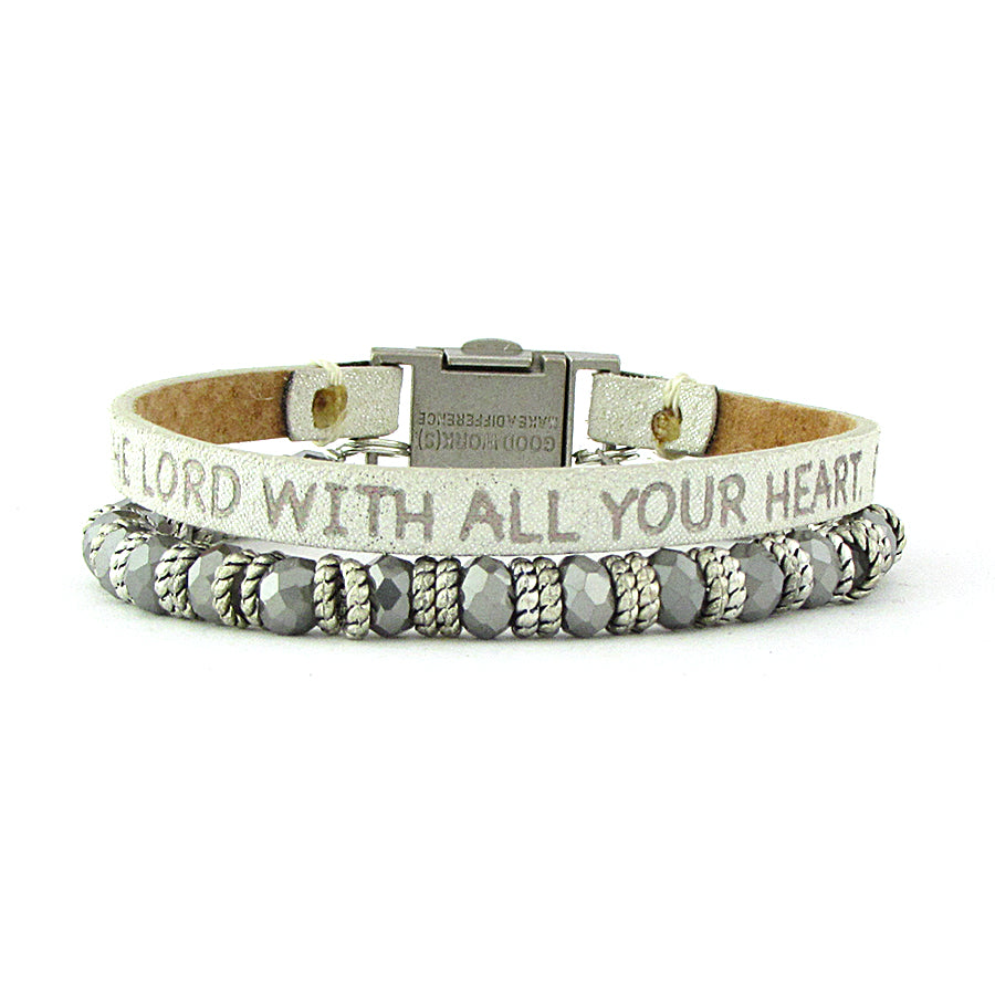 Angel Bible Verse Single Bracelet-Good Work(s) Make A Difference® | Christian and Inspirational Jewelry Company in Vernon, California