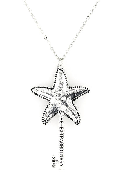 Star Key Necklace-Good Work(s) Make A Difference® | Christian and Inspirational Jewelry Company in Vernon, California