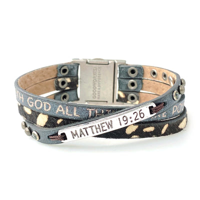 Journey Bible Verse Bracelet-Good Work(s) Make A Difference® | Christian and Inspirational Jewelry Company in Vernon, California