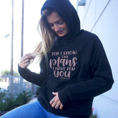 Jeremiah 29:11 Bible Verse Pullover Hoodie-Good Work(s) Make A Difference® | Christian and Inspirational Jewelry Company in Vernon, California