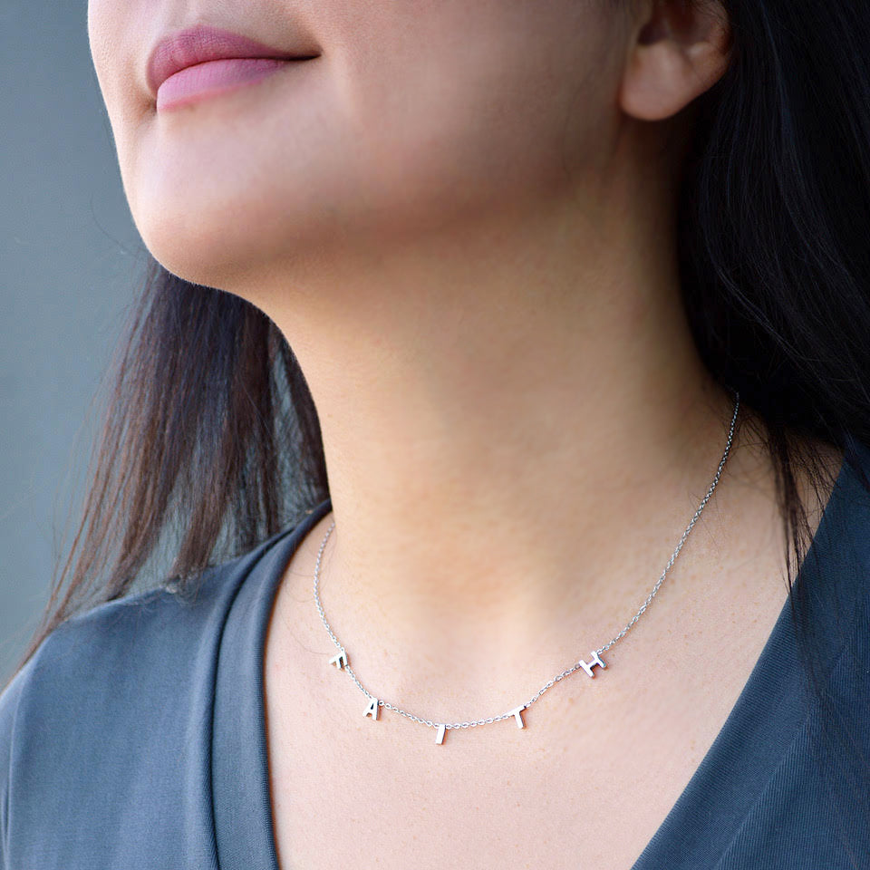 Faith Necklace-Good Work(s) Make A Difference® | Christian and Inspirational Jewelry Company in Vernon, California