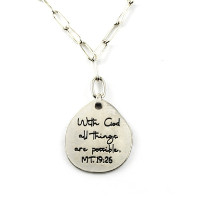 Believer Necklace-Good Work(s) Make A Difference® | Christian and Inspirational Jewelry Company in Vernon, California
