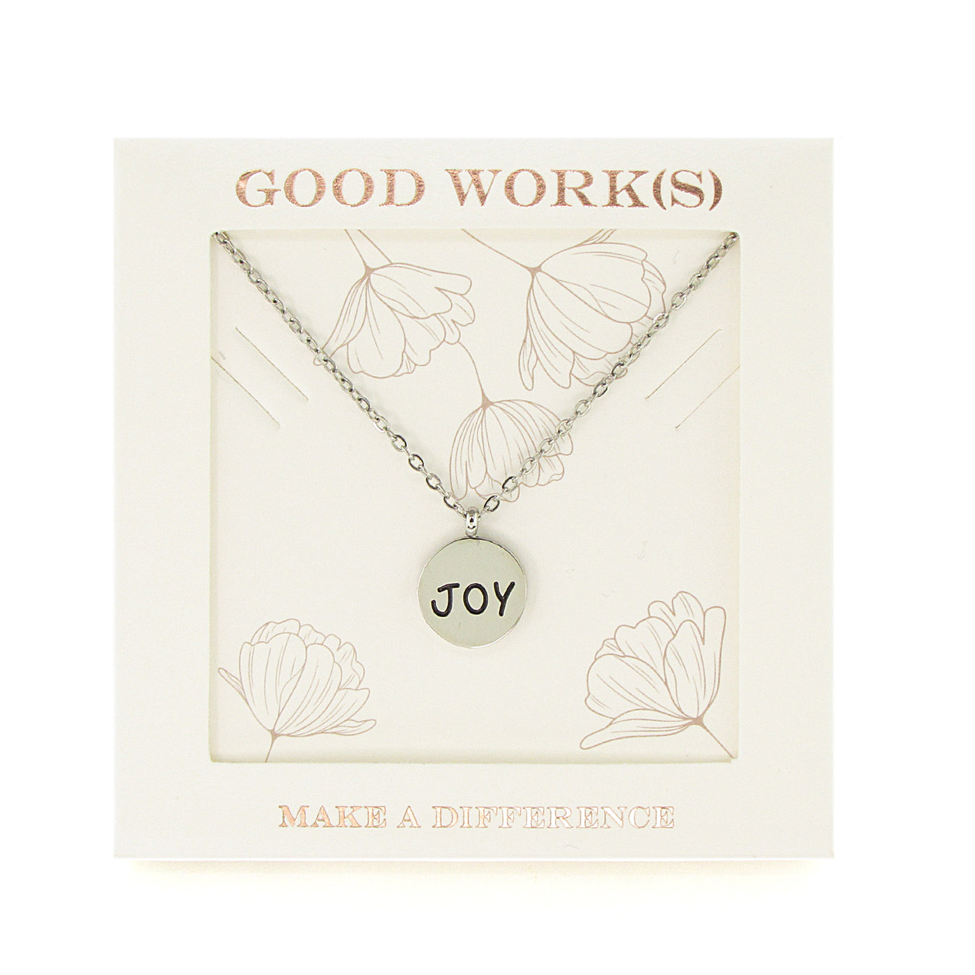 Happiness Necklace-Good Work(s) Make A Difference® | Christian and Inspirational Jewelry Company in Vernon, California