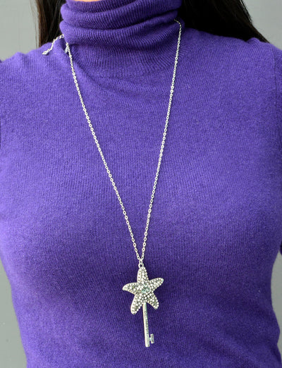 Star Key Necklace-Good Work(s) Make A Difference® | Christian and Inspirational Jewelry Company in Vernon, California