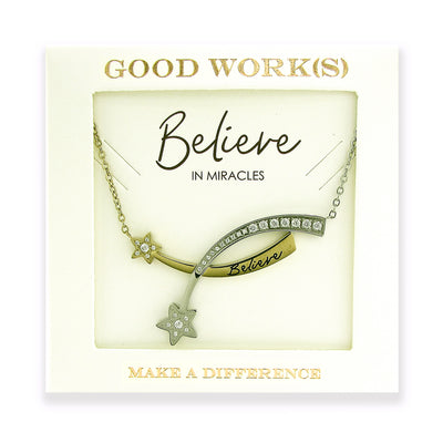 Star Necklace-Good Work(s) Make A Difference® | Christian and Inspirational Jewelry Company in Vernon, California