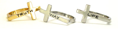 Trinity Rings Set-Good Work(s) Make A Difference® | Christian and Inspirational Jewelry Company in Vernon, California