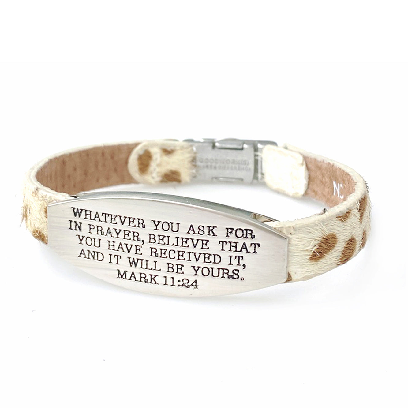 Peace Bible Verse Single Safari Bracelet-Good Work(s) Make A Difference® | Christian and Inspirational Jewelry Company in Vernon, California