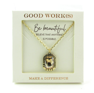 Dreamer Necklace-Good Work(s) Make A Difference® | Christian and Inspirational Jewelry Company in Vernon, California