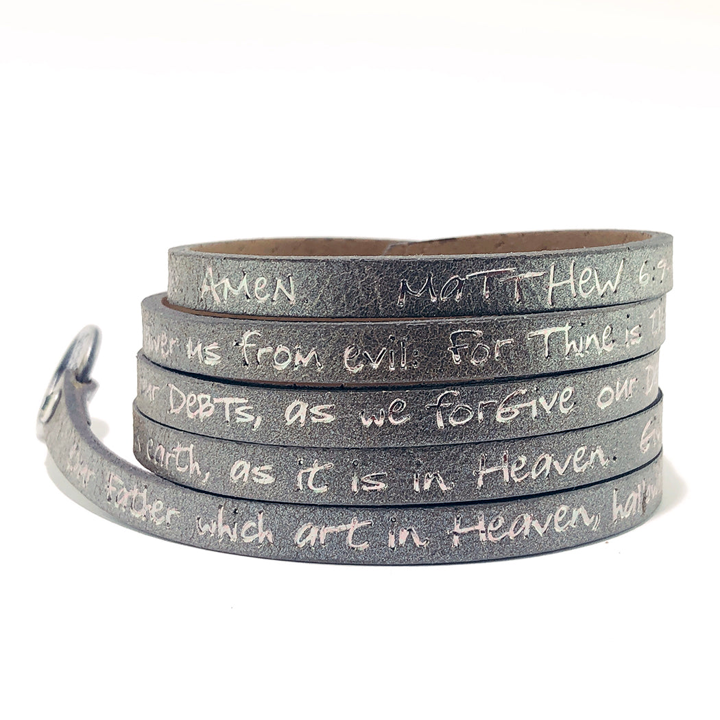 The Lord's Prayer Wrap Around-Good Work(s) Make A Difference® | Christian and Inspirational Jewelry Company in Vernon, California