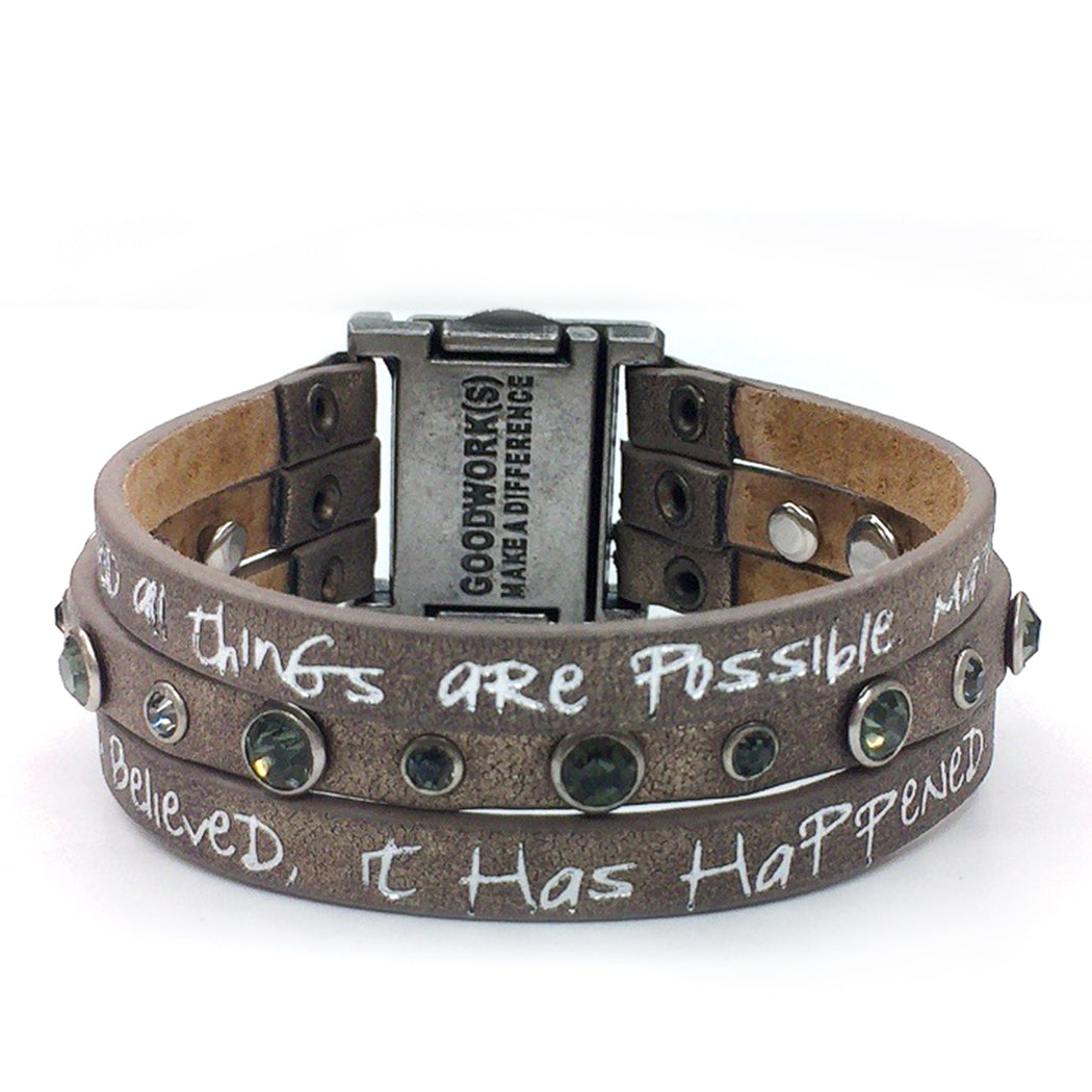 Radiance Bible Verse Trio Bracelet-Good Work(s) Make A Difference® | Christian and Inspirational Jewelry Company in Vernon, California