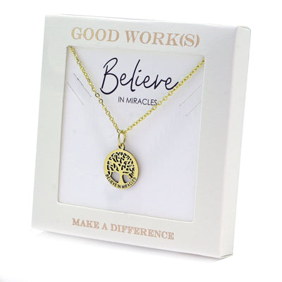 Miracle Necklace-Good Work(s) Make A Difference® | Christian and Inspirational Jewelry Company in Vernon, California