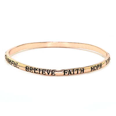 ENDLESS ROUND BANGLE-Good Work(s) Make A Difference® | Christian and Inspirational Jewelry Company in Vernon, California