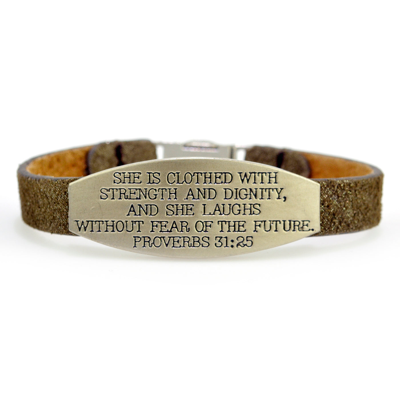 Proverbs 31:25 Peace Single Bracelet Gift Set-Good Work(s) Make A Difference® | Christian and Inspirational Jewelry Company in Vernon, California