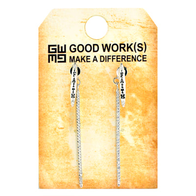 Brio Earrings-Good Work(s) Make A Difference® | Christian and Inspirational Jewelry Company in Vernon, California