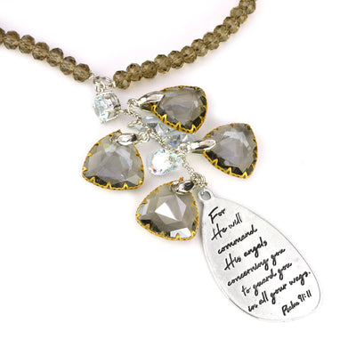 Angel Bible Verse Necklace-Good Work(s) Make A Difference® | Christian and Inspirational Jewelry Company in Vernon, California